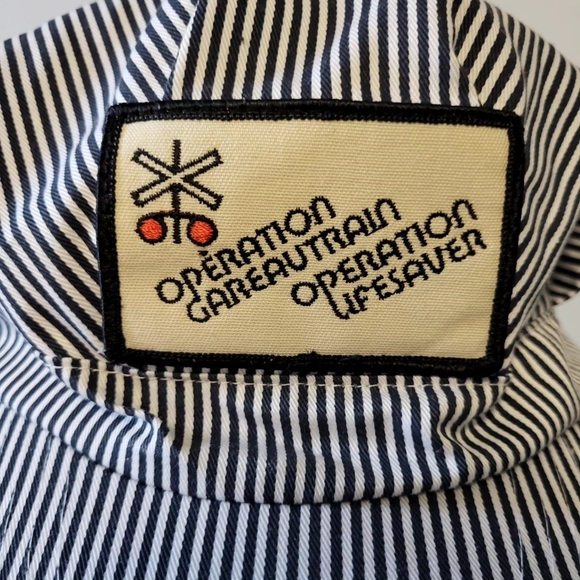 Vintage operation lifesaver train safety hat - Picture 2 of 7